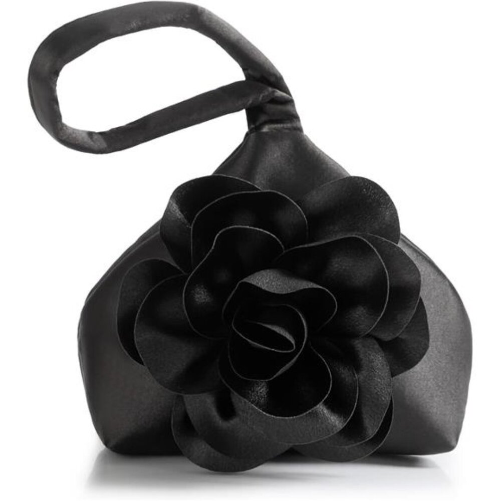 Clutch Purses for Women - Evening Bags Flower Satin Handbag Classy